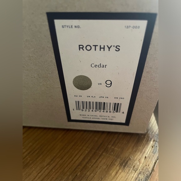 Rothy’s Almond Toe Slides in Cedar sz 9 - Picture 5 of 5